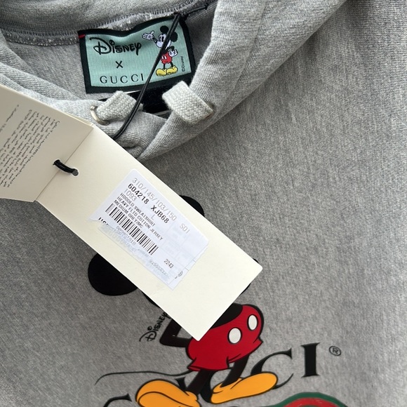 🦁 Gucci x Disney Mickey Mouse Embossed Logo Hoodie - Picture 7 of 14